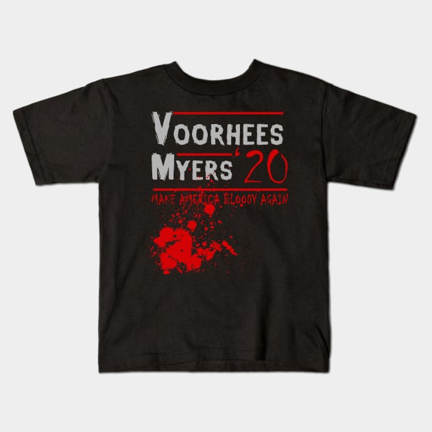 Halloween Horror Election Campaign Kids T-Shirt by Halloween Merch